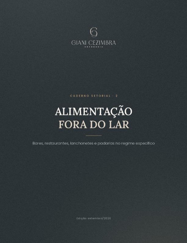 Capa de Alimentação Fora do Lar